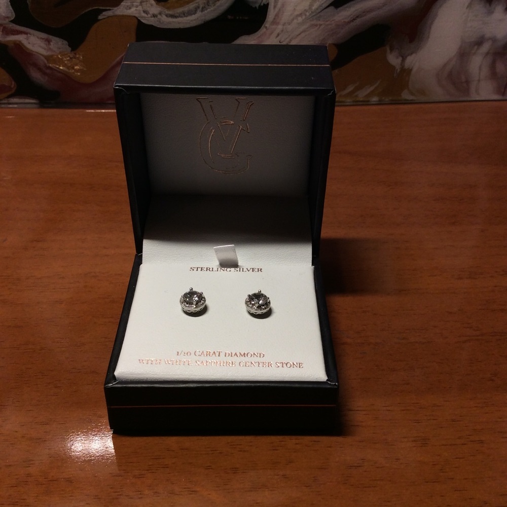 + Women’s Diamond “Inner Heart” Earrings